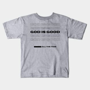 God Is Good-Thank You-Dark Kids T-Shirt